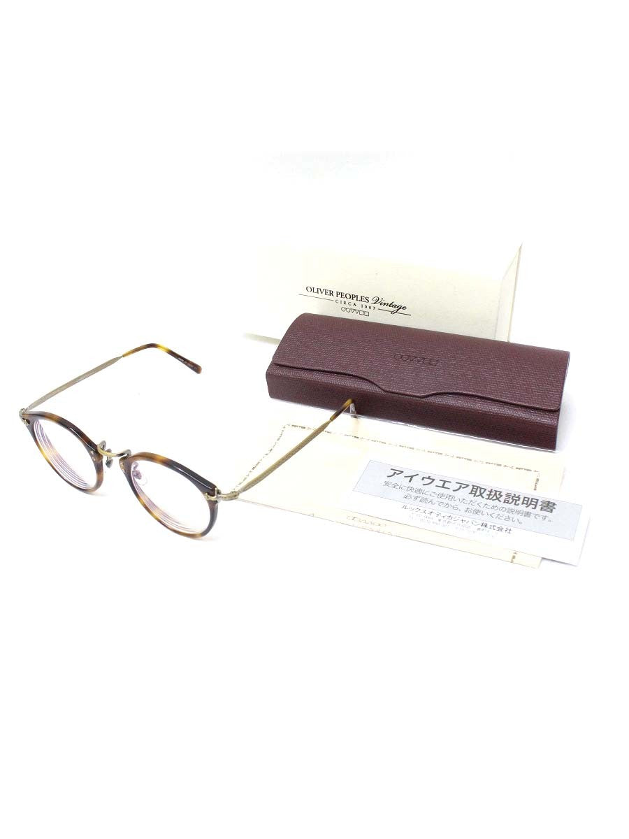 オリバーピープルズ Limited Edition 雅 505 メガネ ブラウン ITXUY1C8OKN3