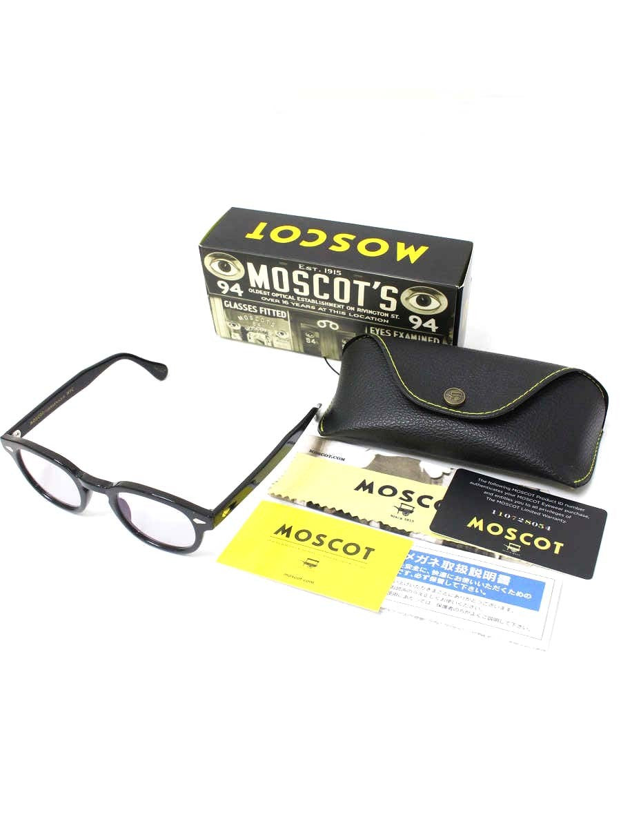 モスコット 1915 メガネ ブラック セルフレーム ボストン IT88GJ07WECM