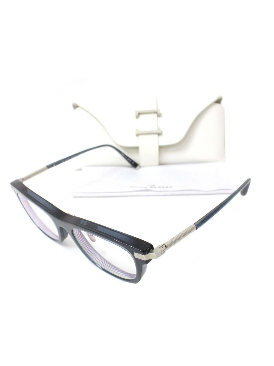 ホワイトスクリーン メガネ チタンフレーム Vector ウェリントン ITHUA635PH5Q