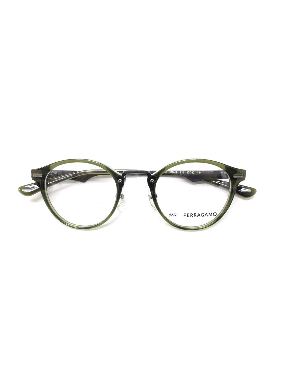 フォーナインズ フェラガモ SF9019 メガネ グリーン Salvatore Ferragamo チタニウム IT3EIRY853EU