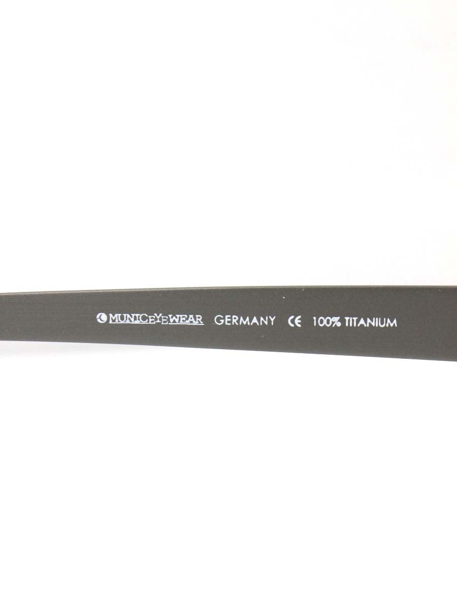 ミュニック アイウェア 395-95-56 メガネ グレー チタンフレーム ITD6E8QGXBQW