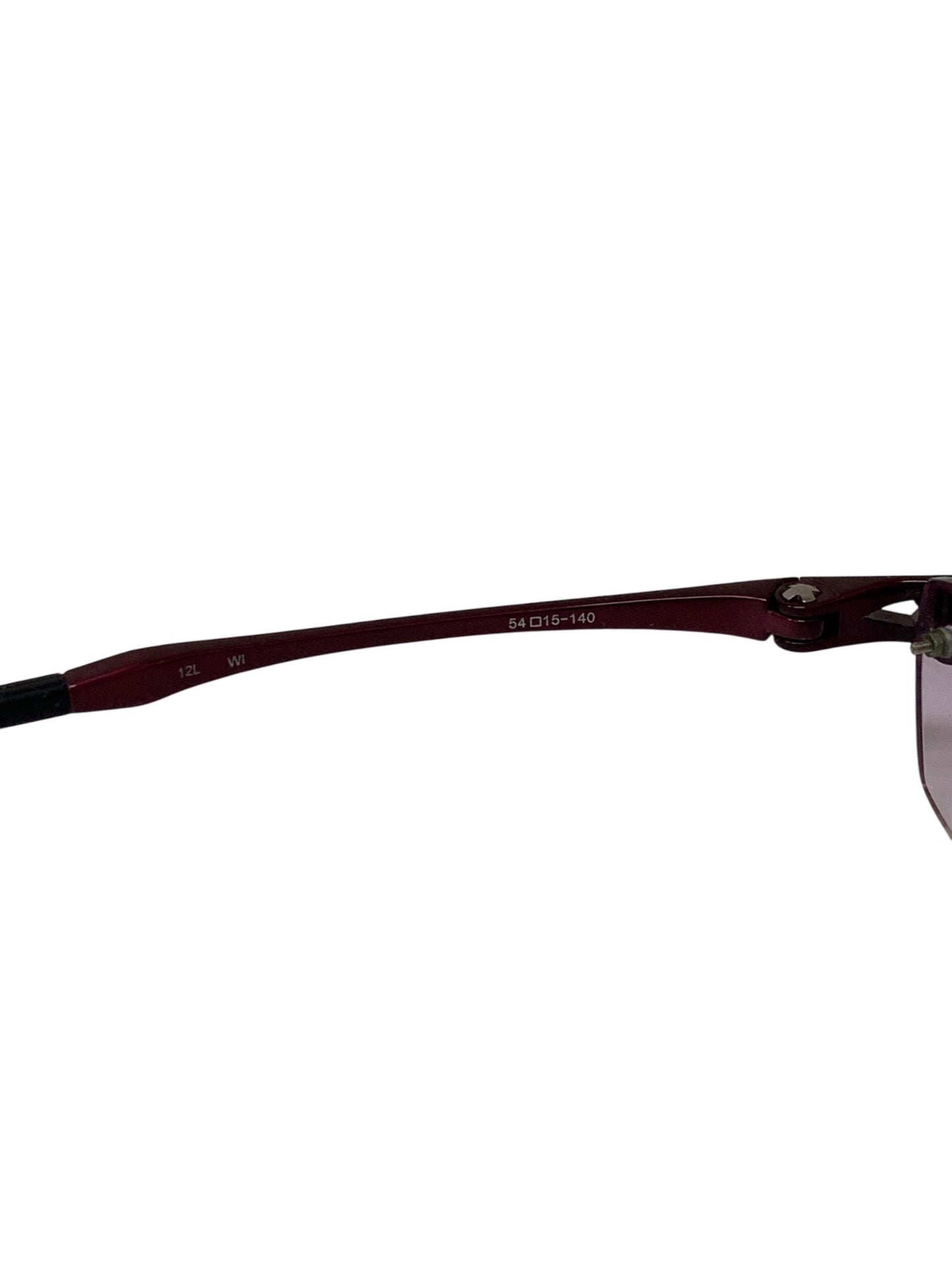 アイアスリート IA-417 メガネ レッド リムレス スクエア ITJ7H20WLSU8
