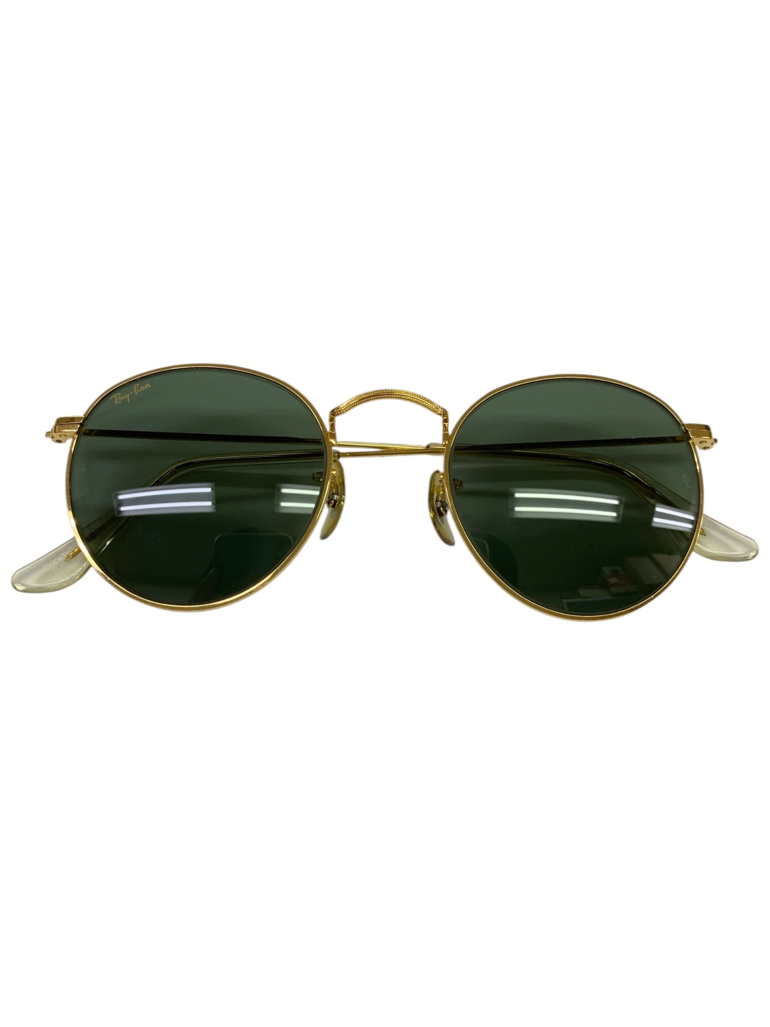 （希少）Ray-Ban ボストン型サングラス レイバン サングラス ゴールド B&L ボシュロム メタルフレーム