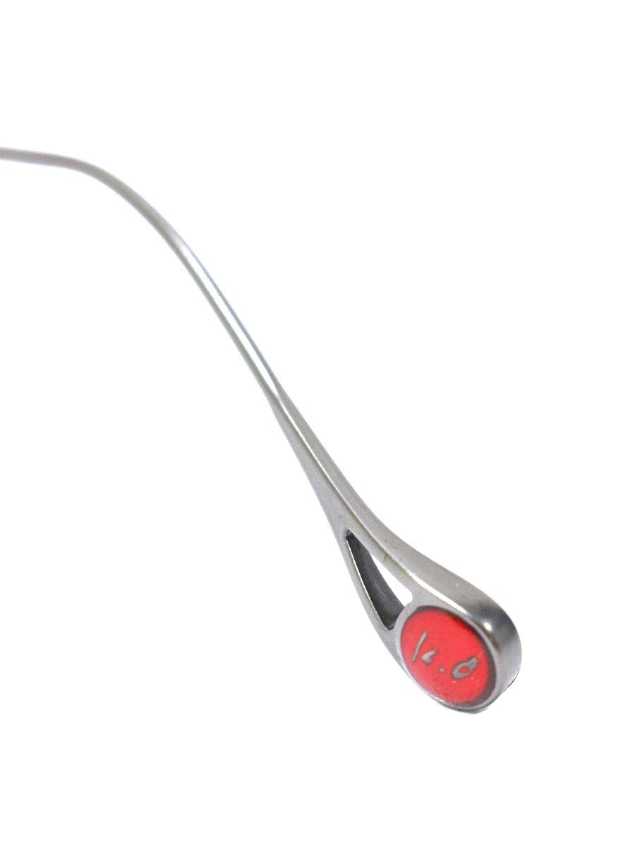 ケン・オクヤマ アイズ KO-113 メガネ メタルシルバー メタルフレーム ハーフリム カールトンタイプ IT0WCLTEFMUS