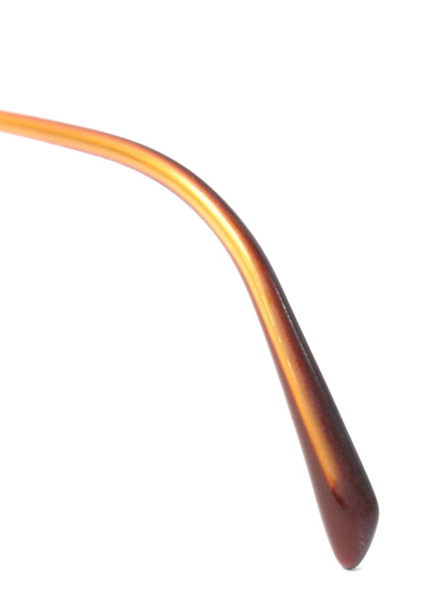 フェラガモ ガンチーニ 1668T メガネ ゴールド メタルフレーム ハーフリム オーバル ITVB86A47S5M