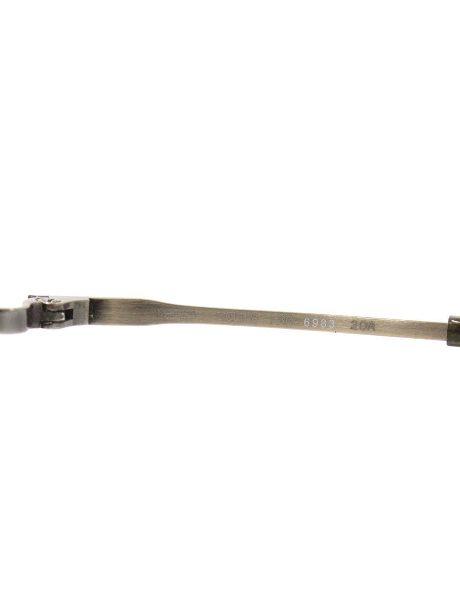 フォーナインズ M-161 眼鏡 ライトオリーブササ/アンティークゴールド ブロー col.6983 ITNXMG238QKI