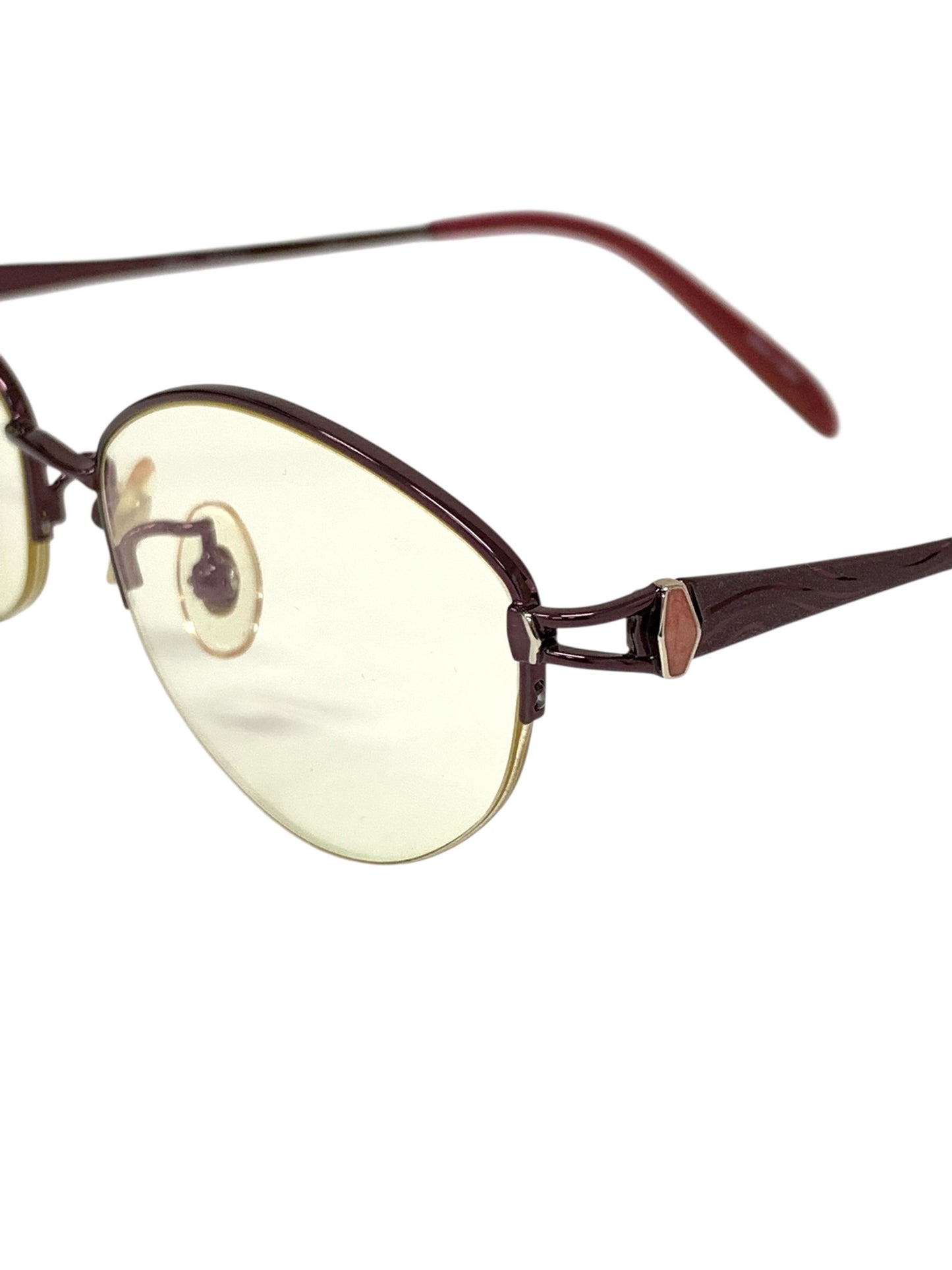 シャルマン HN23527 メガネ レッド 眼鏡 HANA ITNER5FV92AN