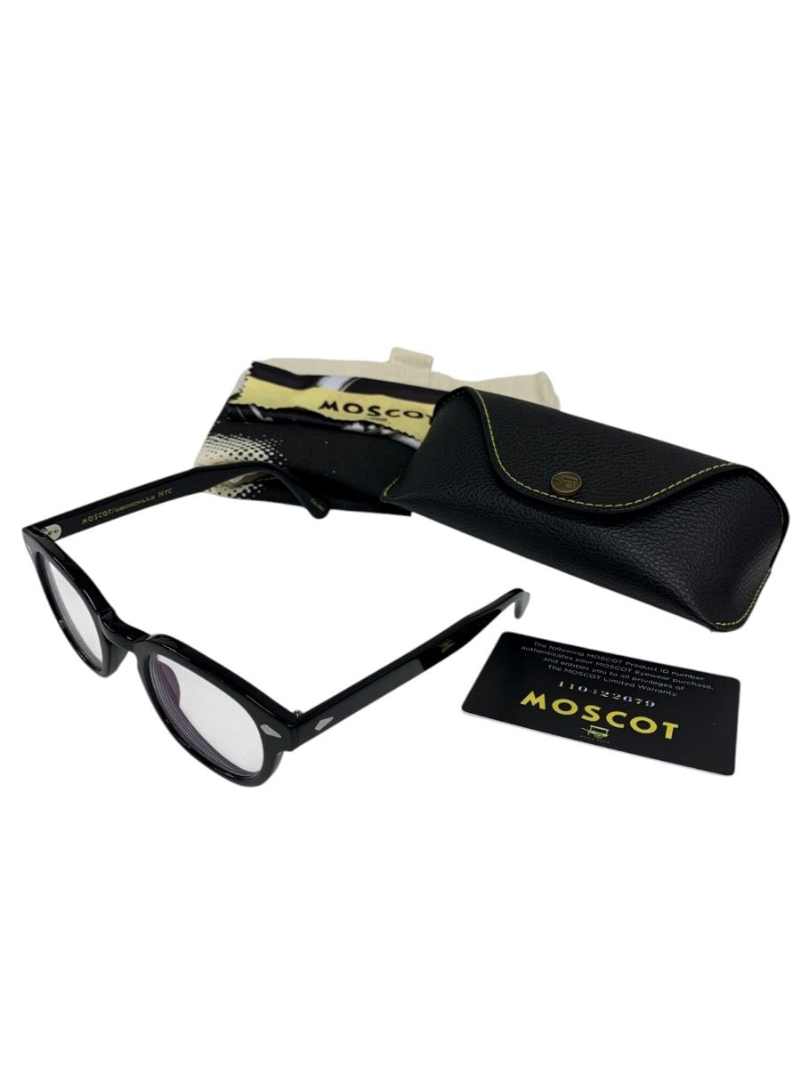 モスコット LEMTOSH メガネ ブラック レムトッシュ セルフレーム フルリム ウェリントン ITE435FLJMMK