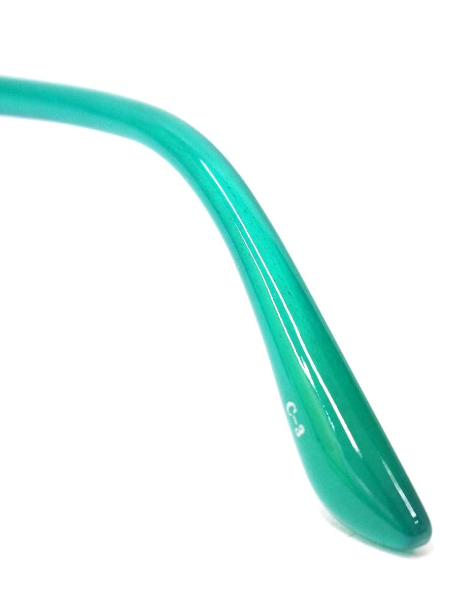 中村勘三郎 KN-2668 メガネ シルバー/グリーン メタルフレーム リムレス シープホーン COL.C-3 ITHCXX9U1S8A