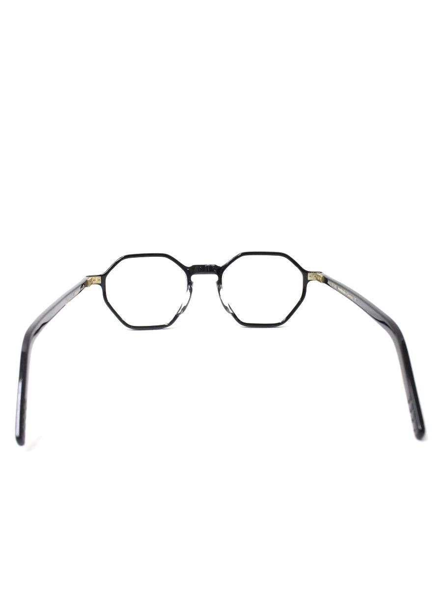 ルノア メガネ A12 Mod.504 Col.01 ブラック セルフレーム フルリム オクタゴン IT5QPB6B25JK