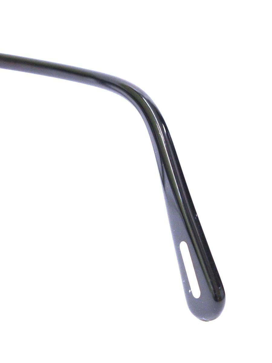 ユウイチトヤマ U-167 メガネ ブラック/ゴールド セルフレーム フルリム ウェリントン ITBA85239GZ0