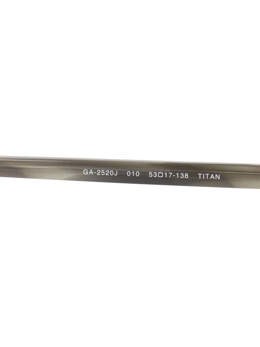 ジョルジオアルマーニ GA2520J メガネ シルバー メタルフレーム フルリム スクエア IT695U8AL5P4