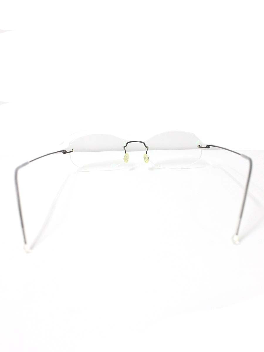 リンドバーグ メガネ 透明 オーバル IT1NY8GDM2BK