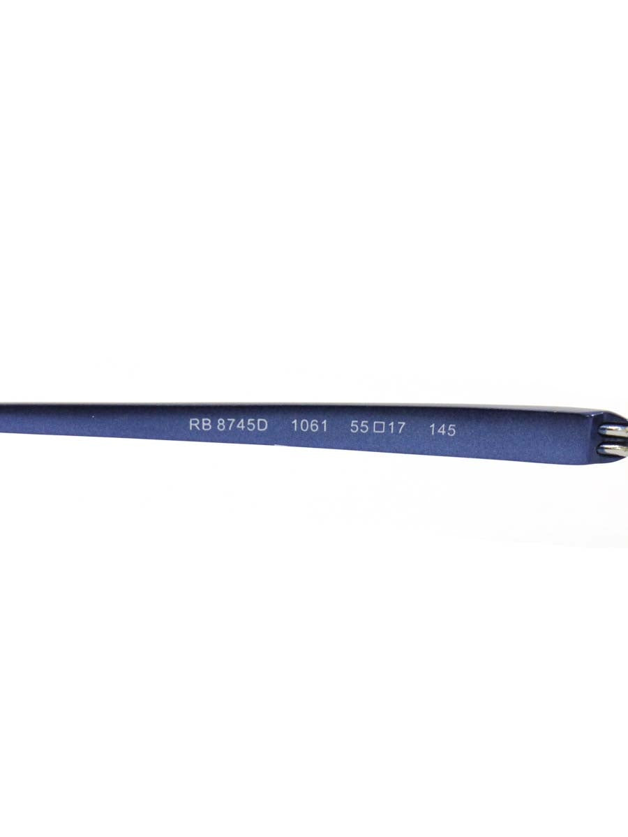 レイバン RB8745D メガネ ブルー メタルフレーム スクエア IT38VYP42HC0