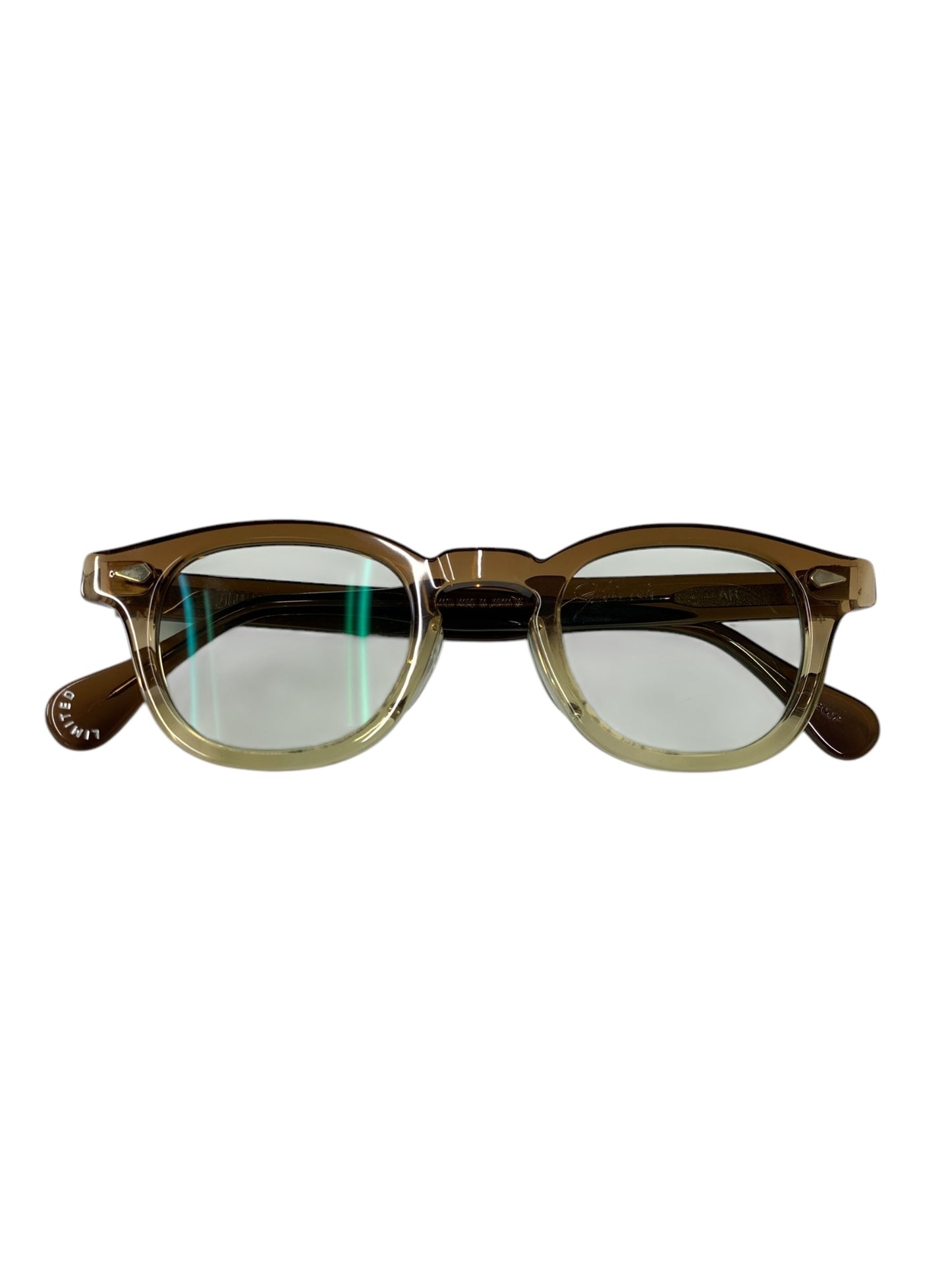 ジュリアスタートオプティカル g.b.gafas別注モデル LIMITED ARNEL PL-200P メガネ 眼鏡 ブラウン グラデ ITBPGKILRDBK