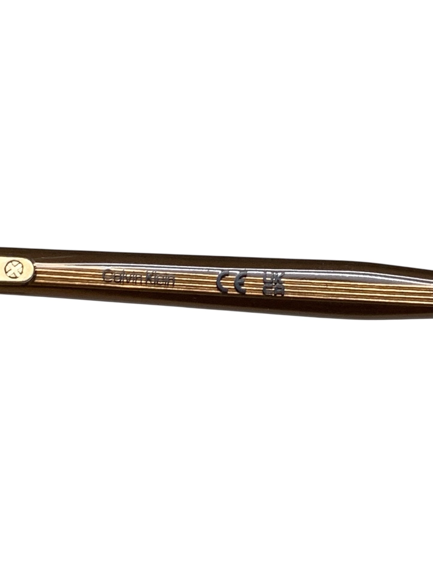 カルバンクライン CK23552SLB スケルトンブラウン セル 鼻パットつき ユニセックス UVカット ケース付 ITTPLWARYN58