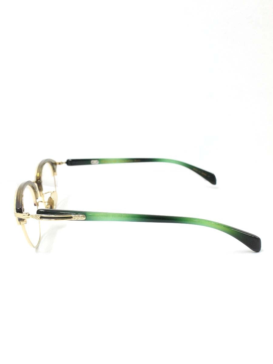 トレミーフォーティエイト KB-013 メガネ ゴールド バッファローホーン チタニウム ボストン ITQO12DE2FKK