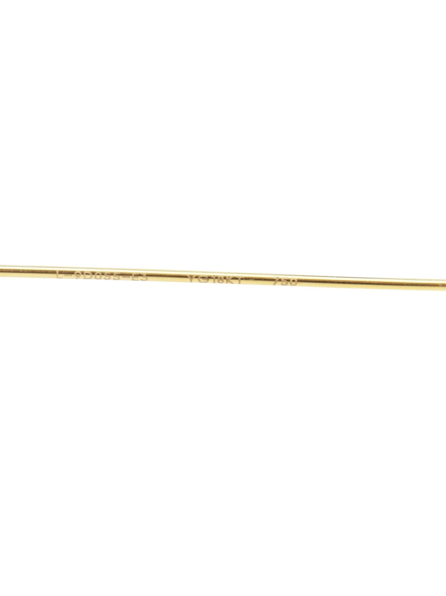 ロトス L9D-055-E3 メガネ YGK18KT/750刻印 ハーフリム オーバル 総重量22.0g ITHAPCKCMQ00