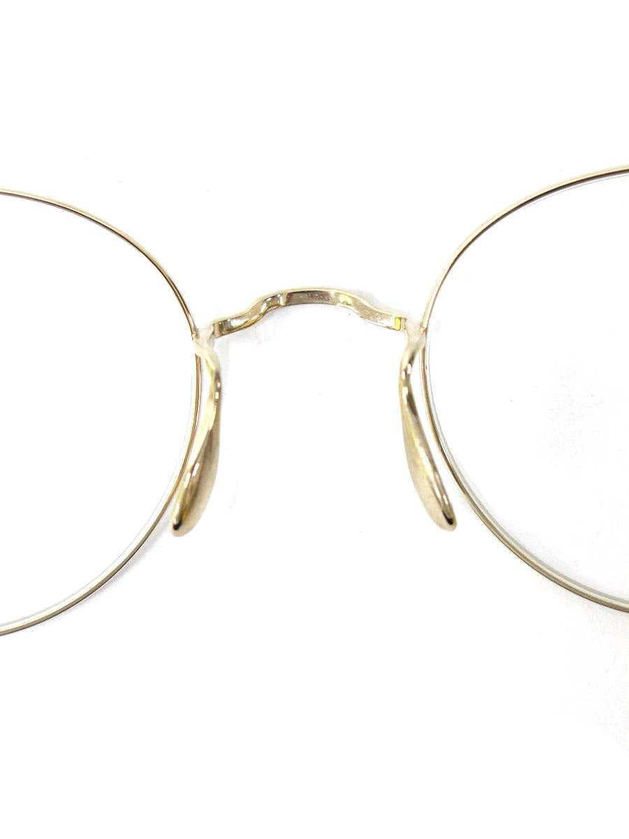 ayame(アヤメ) MANRAY メガネ ゴールド チタンフレーム フルリム ボストンシェイプ ITJX7R0ER85Y