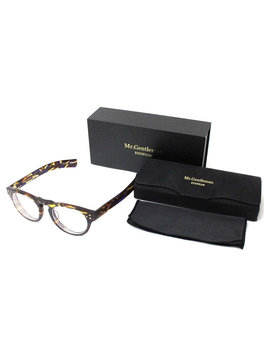 ミスタージェントルマン HENDRIX メガネ ブラウン セルフレーム べっ甲柄 ボストン IT0S9J7SE2IR