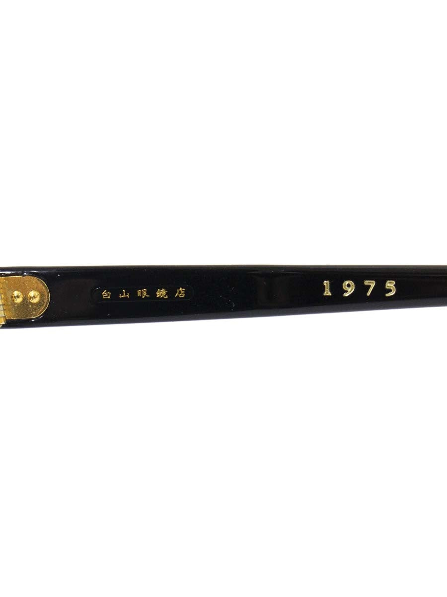白山眼鏡店 HANK 1975 メガネ ブラック セルフレーム フルリム ウェリントン ITEW26WVYEDL