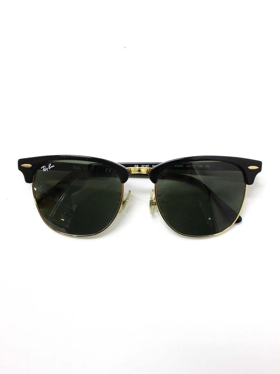 レイバン CLUBMASTER CLASSIC RB3016F W0365 サングラス ブラック ウェリントン ローブリッジフィット ITZR8B4Z10RK
