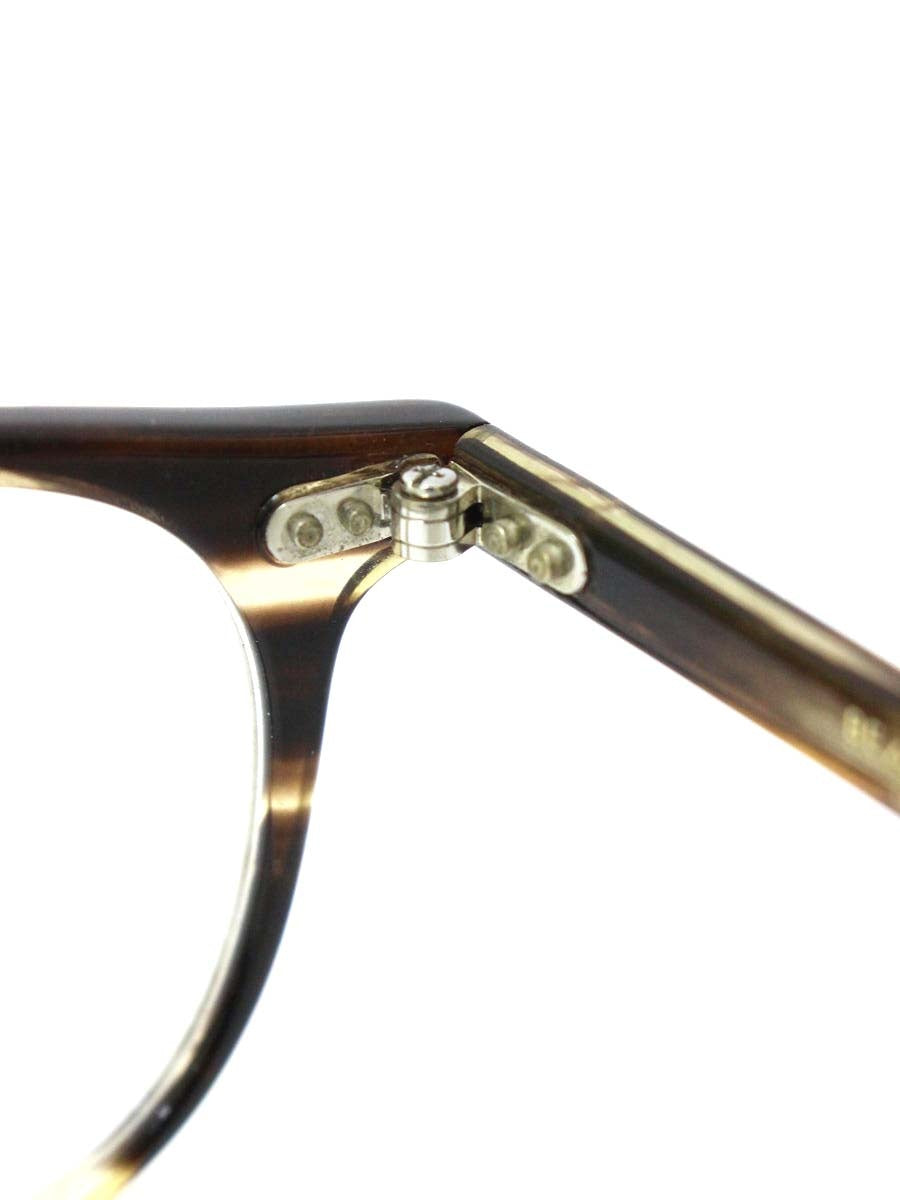 金子眼鏡 オプティカル メガネ ブラウン BEAUTY&YOUTH セルフレーム フルリム ボストン ITQPIKVFWS3K