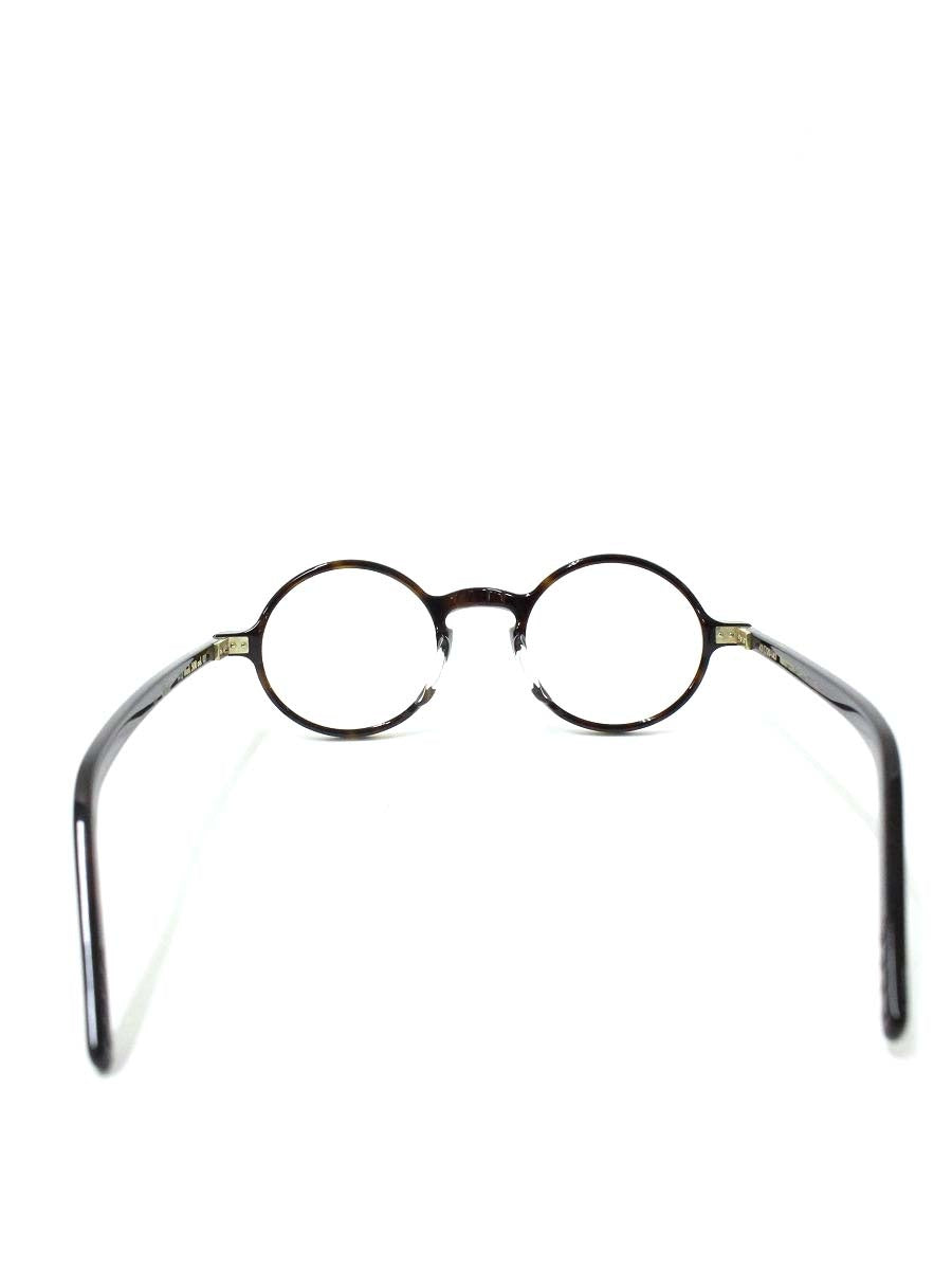 ルノア A12 Mod.500 メガネ ブラウン ラウンド IT6BU3KP7VVA
