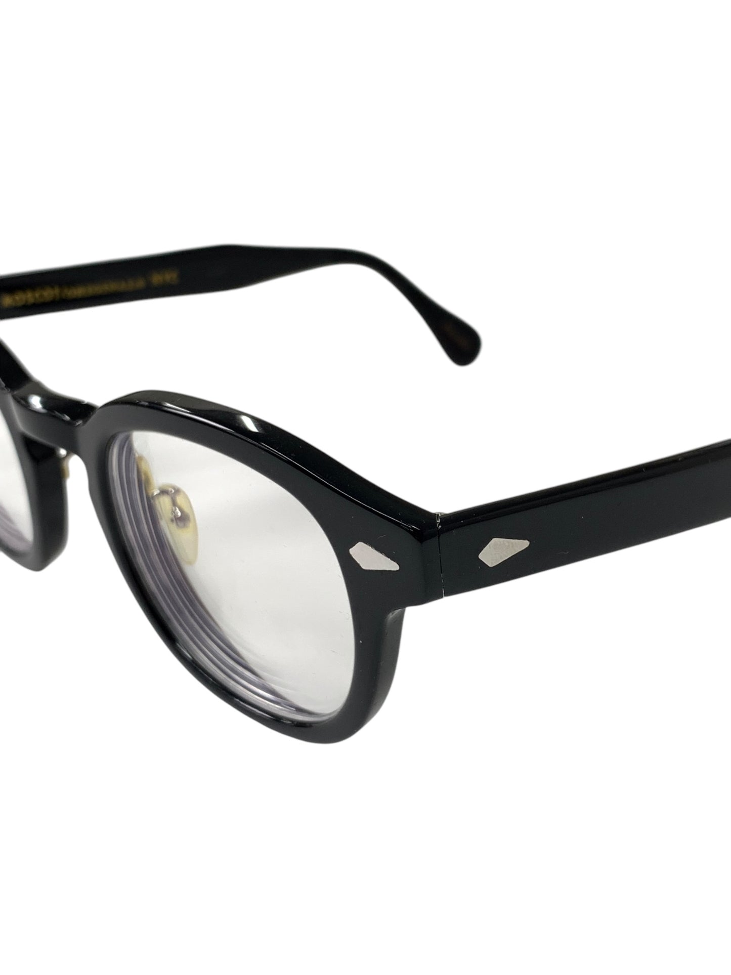 モスコット LEMTOSH サングラス ブラック セルフレーム フルリム ウェリントン 別売 純正クリップオン(CLIPTOSH46)同梱 ITR8WH2X32Q0