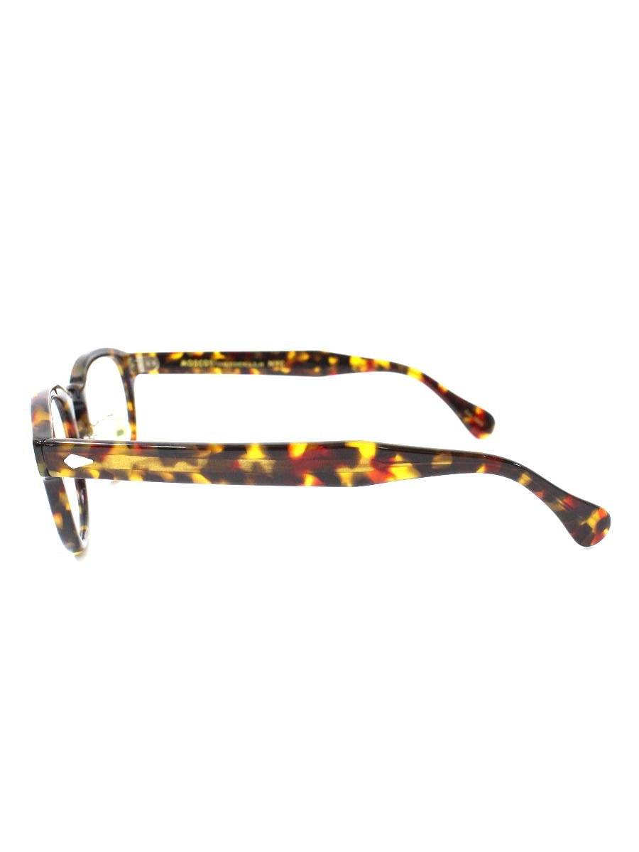 モスコット LEMTOSH レムトッシュ メガネ ブラウン セルフレーム ウェリントン べっ甲柄 ITPFEO12Q6LY