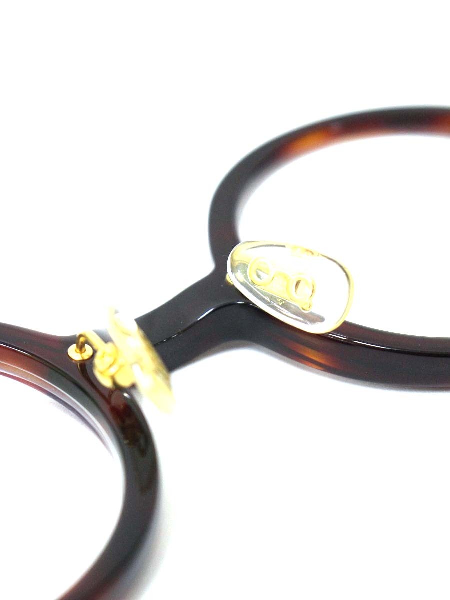 白山眼鏡店 ROUND classic ラウンド クラシック メガネ ブラウン セルフレーム べっ甲柄 IT116U1941BK