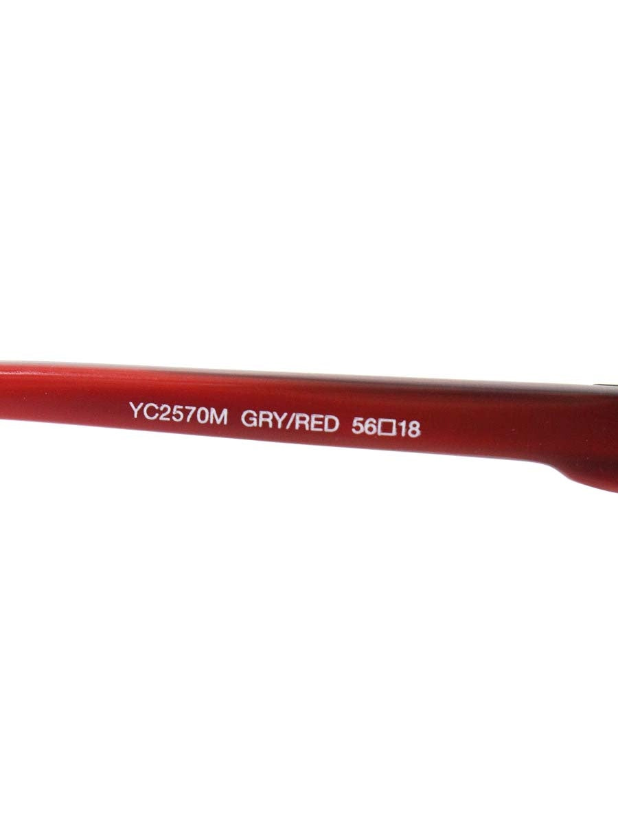 コーガン/コーギャン Gandin Eyeglasses YC2570M メガネ グレー/レッド IT14KW3KPBIS