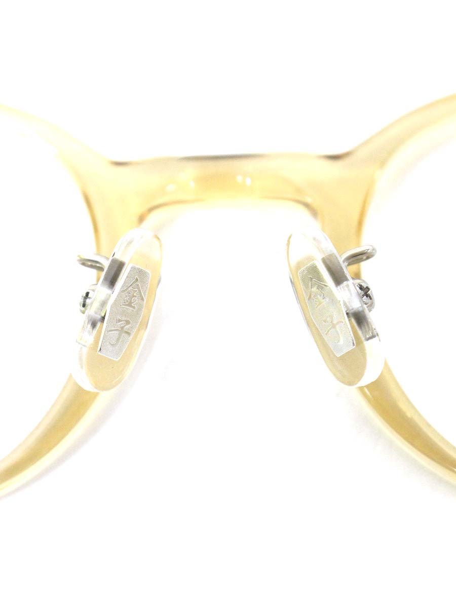 金子眼鏡 KA-80 メガネ ベージュ(クリア) ACETATE セルフレーム フルリム ウェリントン ITTKIOMULK84