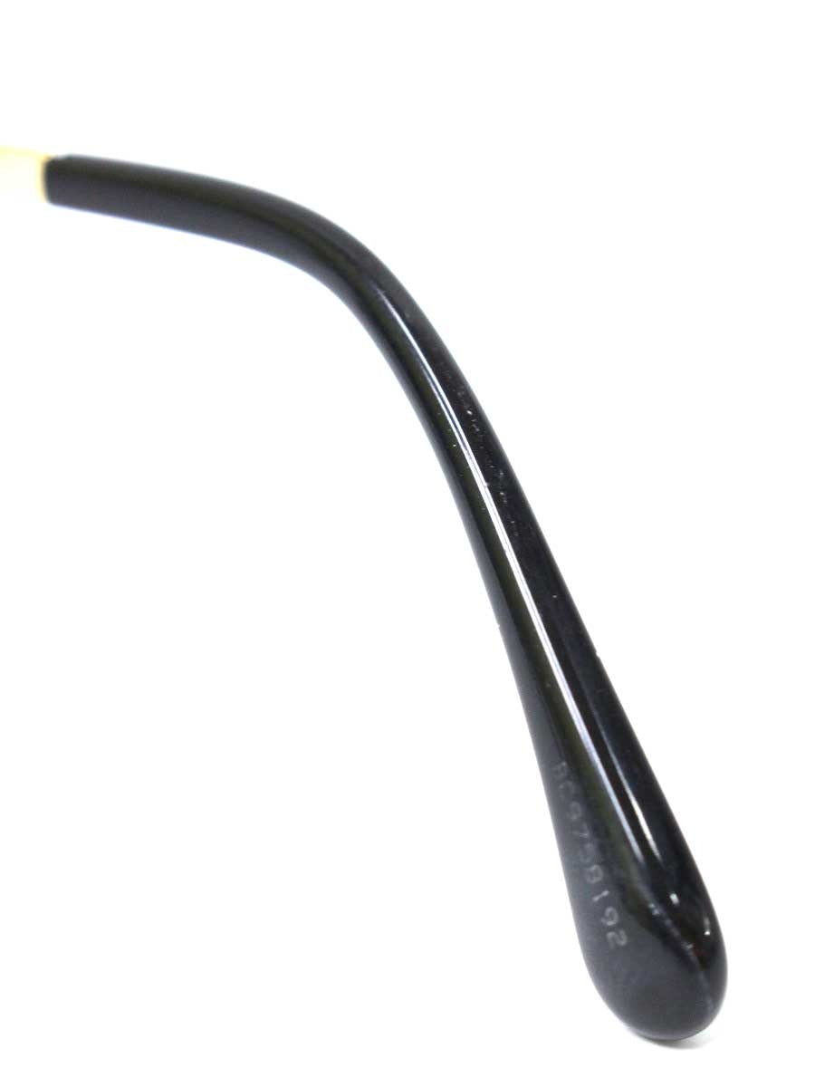 シャネル 3196-A メガネ ブラック フラワーモチーフ ロゴ ITRFJM25XB8O