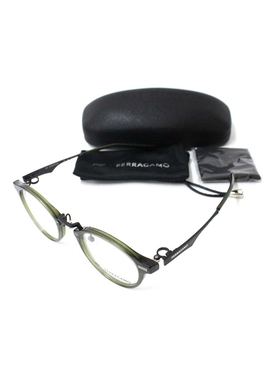 フォーナインズ フェラガモ SF9019 メガネ グリーン Salvatore Ferragamo チタニウム IT3EIRY853EU
