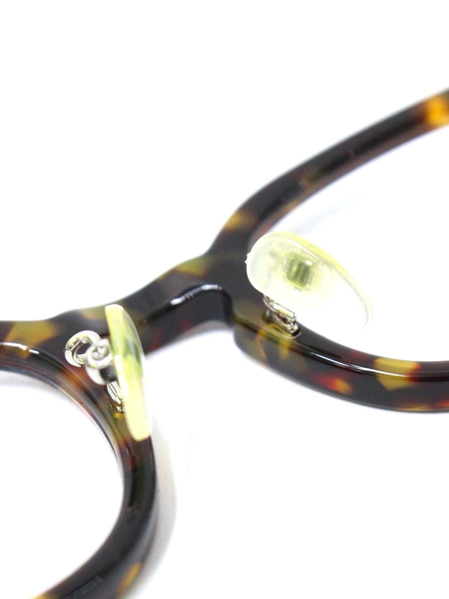 モスコット LEMTOSH レムトッシュ メガネ ブラウン セルフレーム ウェリントン べっ甲柄 ITPFEO12Q6LY