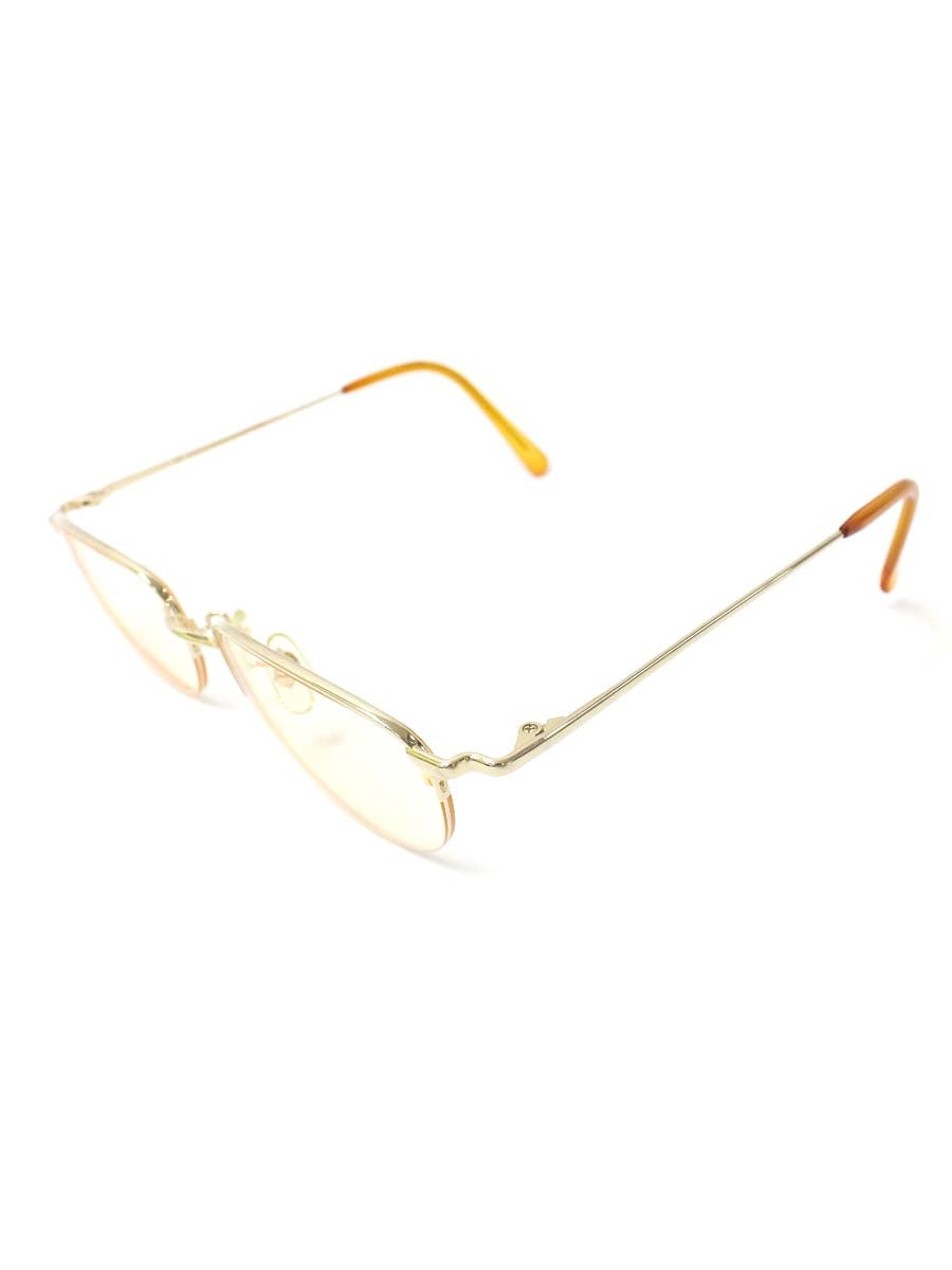 ミヤケデザインスタジオ IM-257 メガネ ゴールド メタルフレーム ハーフリム スクエア ITUIIZTTBCI0