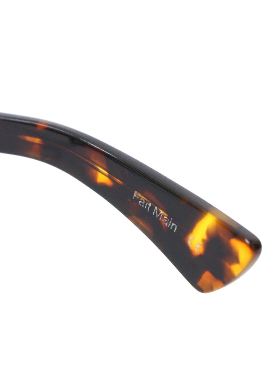 レスカルネティエ Lesca mod.Clay Col.1 メガネ ブラウン セルフレーム フルリム ティアドロップ ITMIFW435XJ6