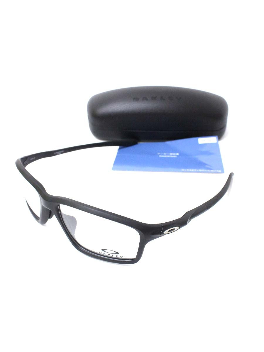 オークリー CROSSLINK ZERO OX8080-0758 メガネ ブラック セルフレーム ITAXHIETA560