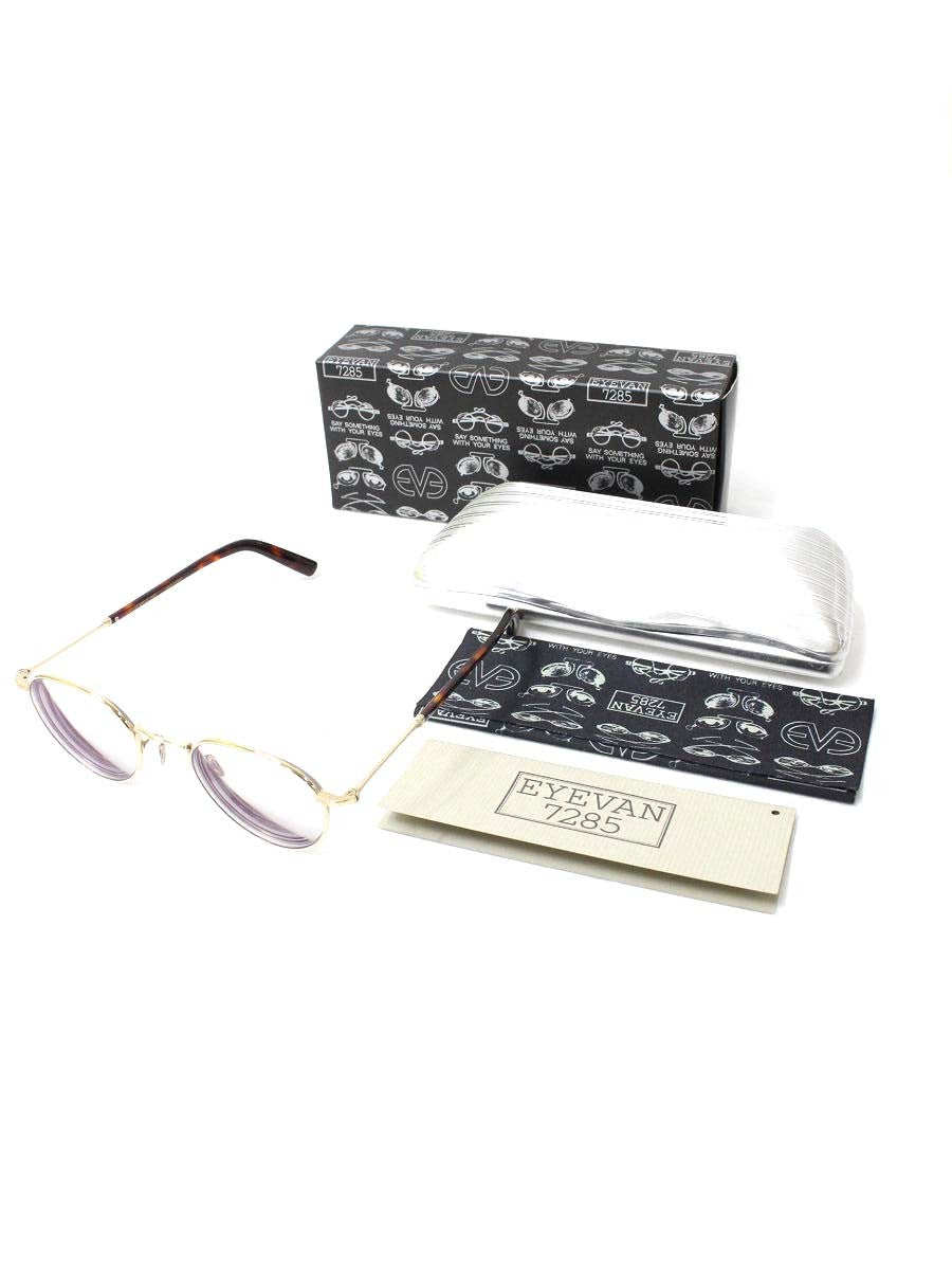 アイヴァン7285 メガネ MODEL219 ゴールド C.901 ANTIQUE GOLD IT6DTFSIH9TM
