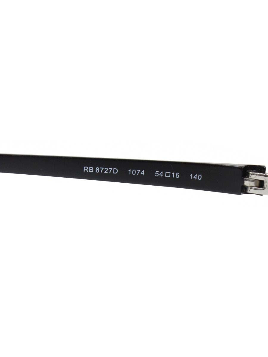 レイバン RB8727D メガネ ブラック スクエア ITDNIDTHUX7W