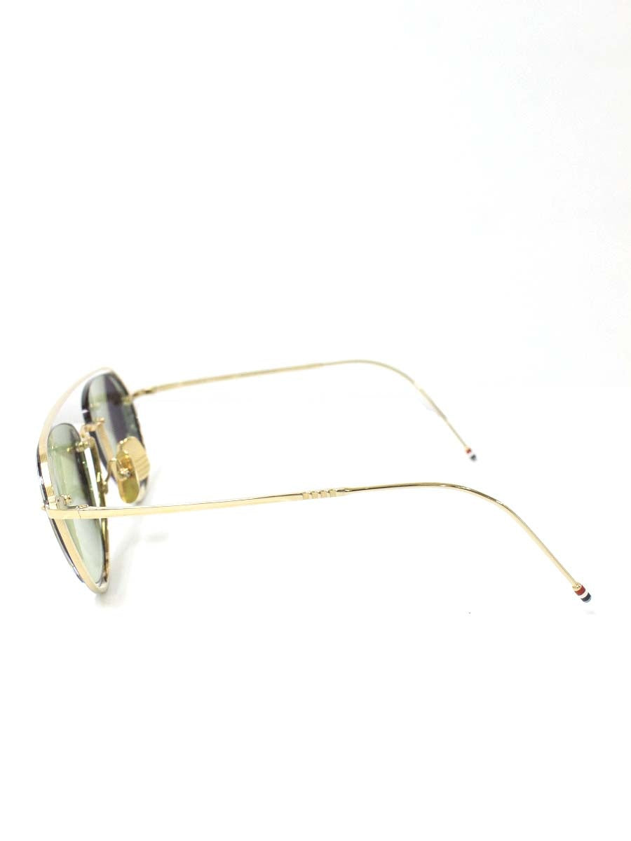 トムブラウン TBS112-52-02 サングラス ゴールド ティアドロップ GLD-BLK IT4FYF6YQSFM