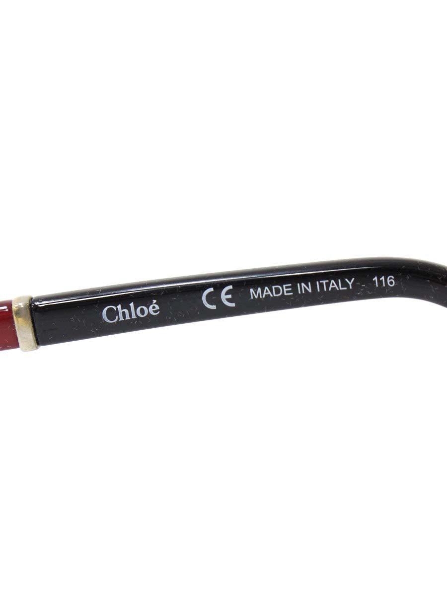 クロエ CE2500A メガネ シルバー メタルフレーム フルリム スクエア IT0YFSLLBXGT