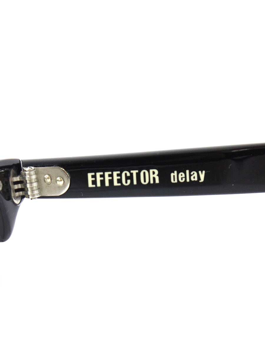 エフェクター delay メガネ ブラック IT1N13L1F8CM