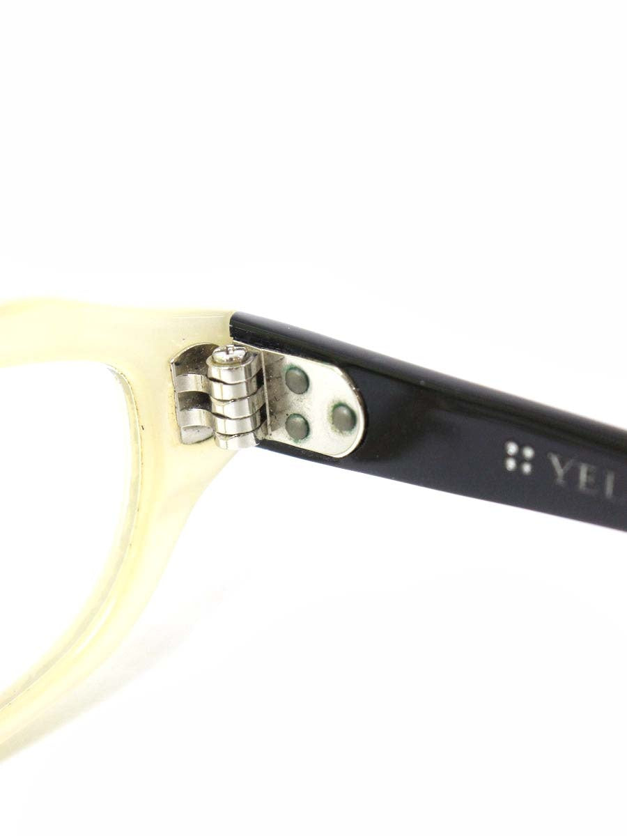 イエローズプラス 604-C ホワイト 眼鏡 IT34FLX1J6C4
