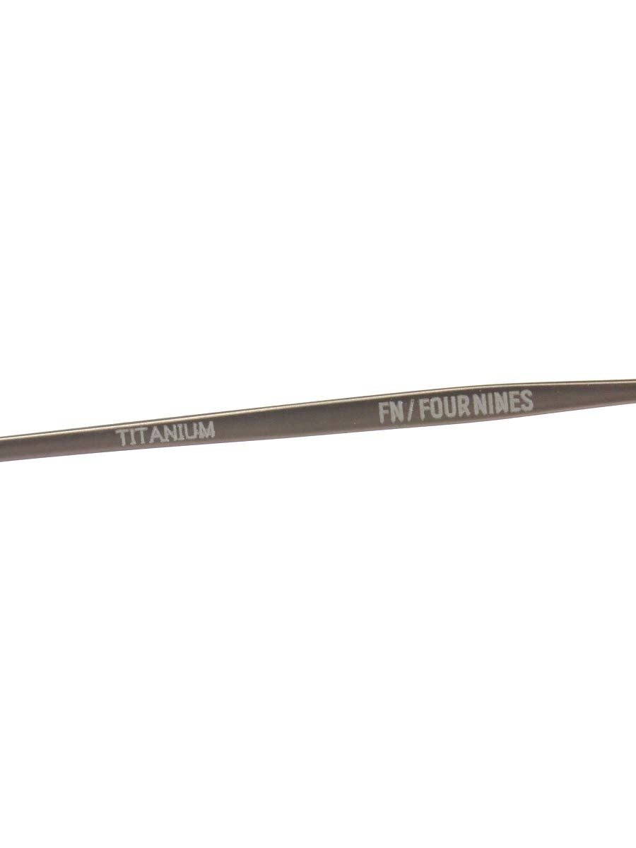 フォーナインズ FN/FOUR NINES FN-0648 メガネ ブラウン メタルフレーム フルリム ボストン IT4SHL7G6OSY