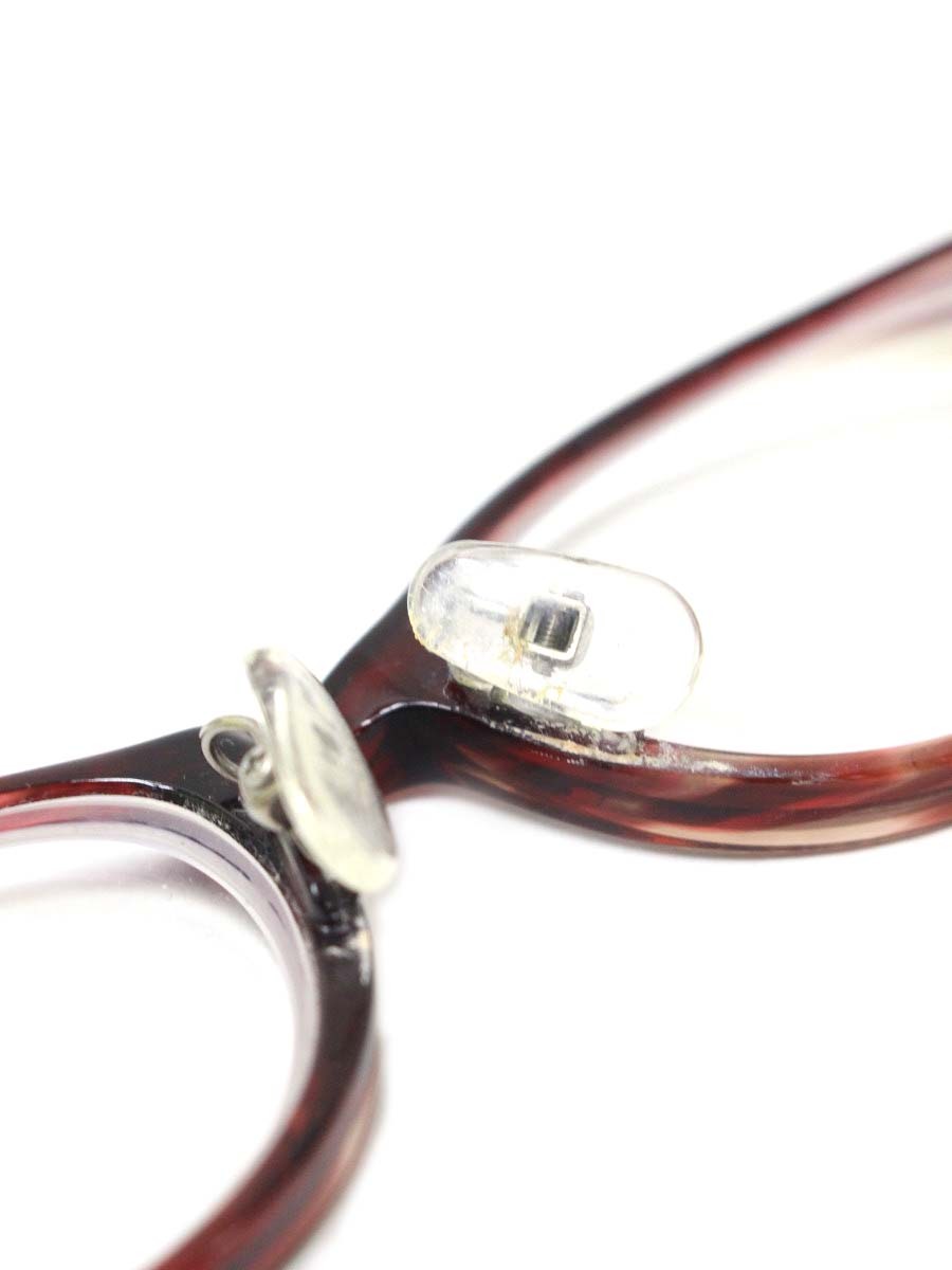 ミュウゲ MU-1109 メガネ レッド ウェリントン ITKNE82CP8ZI