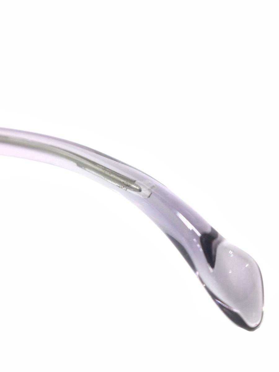 フォーナインズ O-11T メガネ シルバー メタルフレーム ハーフリム スクエア ITO32DPYI7H4