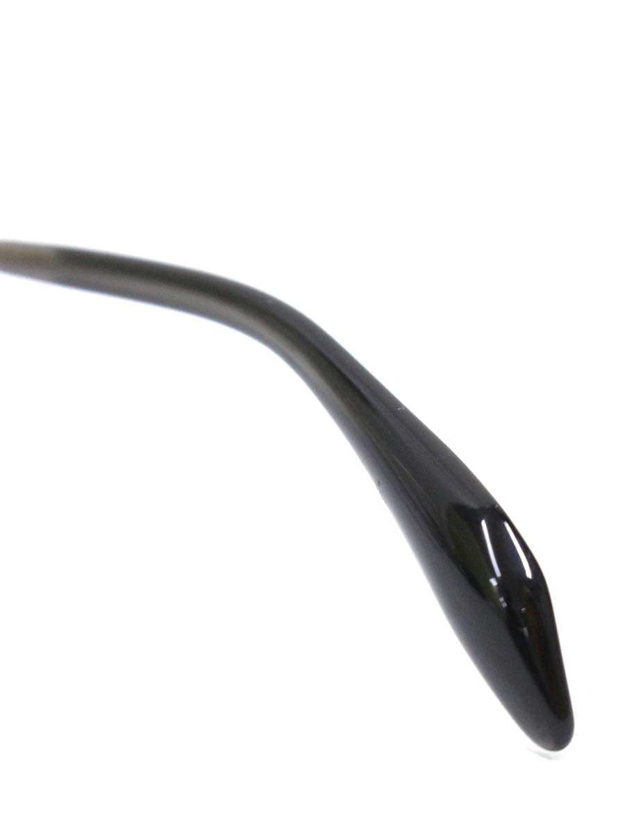 サムライ翔 リラックスライン 仁 SS-J225 メガネ シルバー/ブラッククリア メタルフレーム ハーフリム スクエア ♯1 IT7S39FDXH34