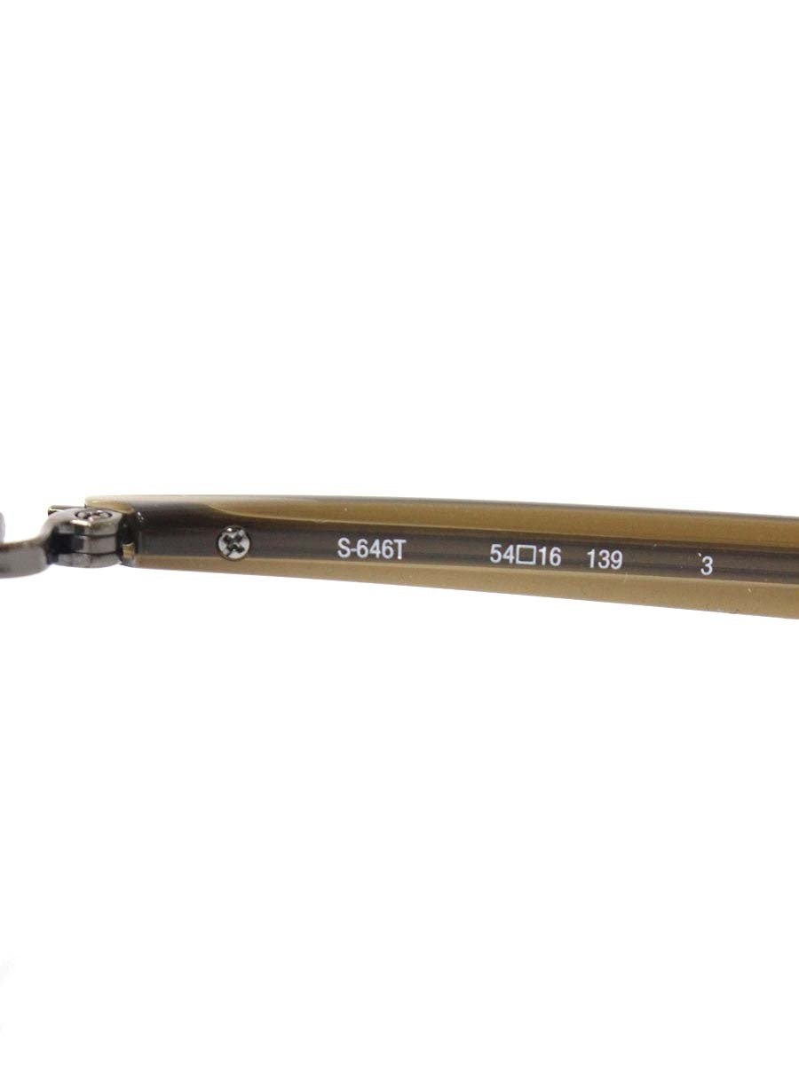 フォーナインズ S-646T メガネ ゴールド スクエア アンティーク 21-22AW ITBJU5654DSK